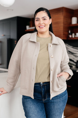 Mittoshop My Best Offer Quilted Texture Shacket