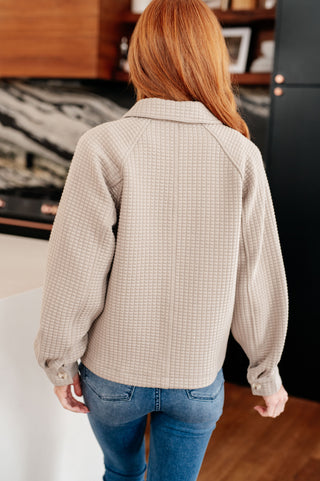 Mittoshop My Best Offer Quilted Texture Shacket