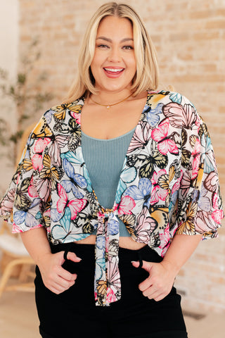 GeeGee My Darling Valentina Front Tie Blouse