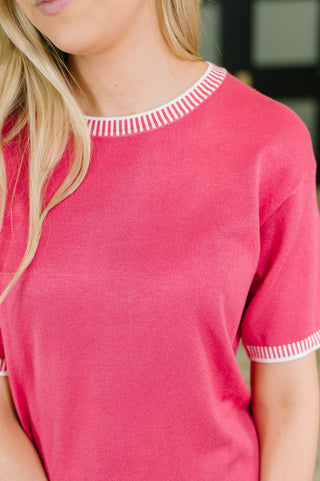 One Eleven North My, Oh, My Trim Detail Top
