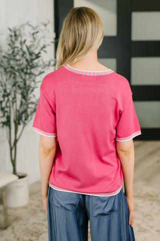 One Eleven North My, Oh, My Trim Detail Top
