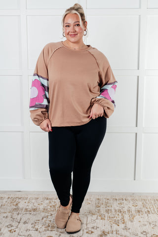 One Eleven North New and Improved Floral Patchwork Top