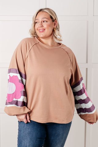 One Eleven North New and Improved Floral Patchwork Top