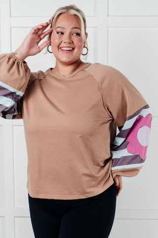 One Eleven North New and Improved Floral Patchwork Top