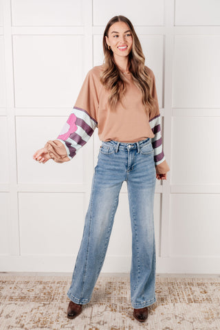 One Eleven North New and Improved Floral Patchwork Top
