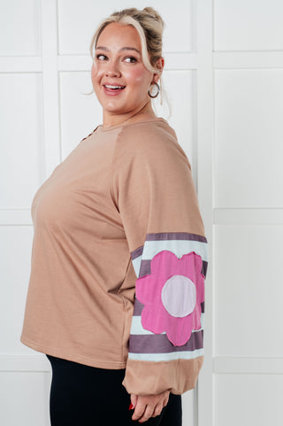 One Eleven North New and Improved Floral Patchwork Top