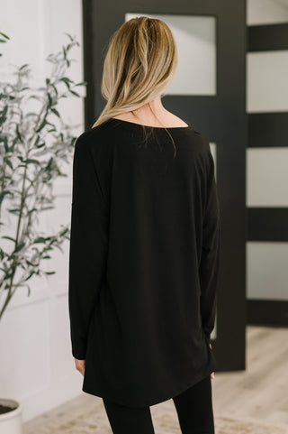 Zenana Next to Nothing Top and Bottom Set in Black