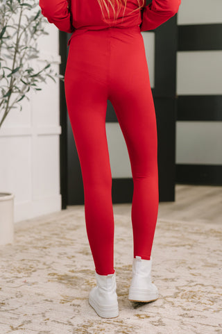Zenana Next to Nothing Top and Bottom Set in Ruby