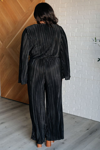GeeGee Night Out Plisse Jumpsuit