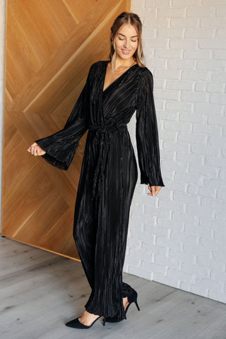 GeeGee Night Out Plisse Jumpsuit