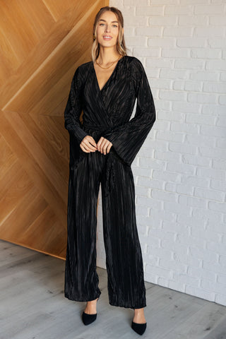 GeeGee Night Out Plisse Jumpsuit