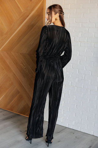 GeeGee Night Out Plisse Jumpsuit
