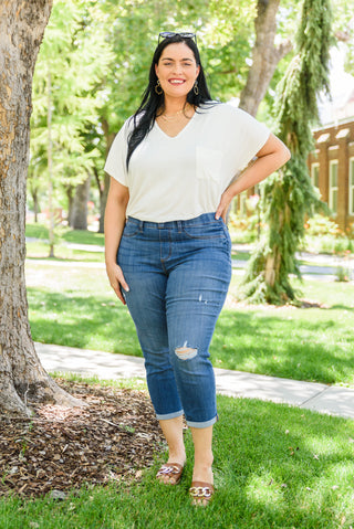 Judy Blue Nikki Mid-Rise Destroyed Boyfriend Jeggings - Exclusive