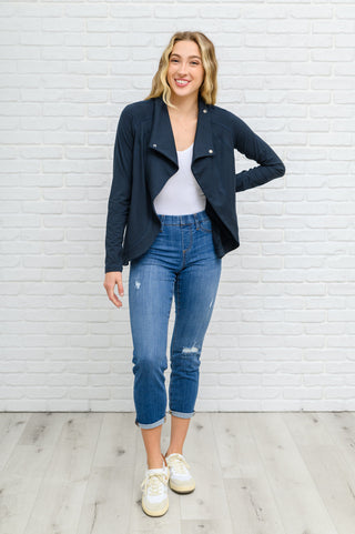 Judy Blue Nikki Mid-Rise Destroyed Boyfriend Jeggings - Exclusive