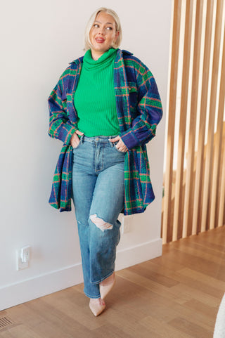 GeeGee Before You Go Sleeveless Turtleneck Sweater