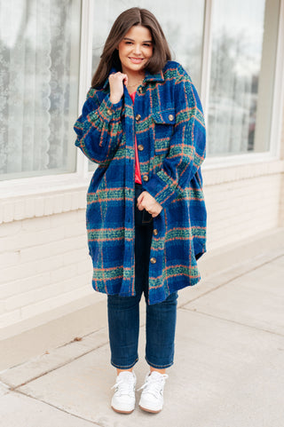 GeeGee No Tears Plaid Coat