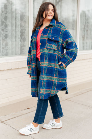 GeeGee No Tears Plaid Coat