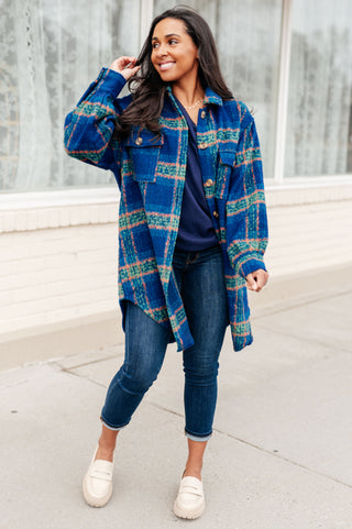 GeeGee No Tears Plaid Coat