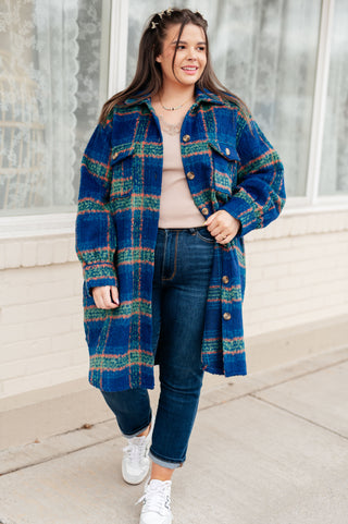 GeeGee No Tears Plaid Coat