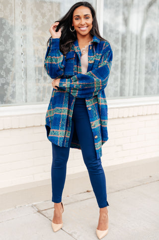 GeeGee No Tears Plaid Coat