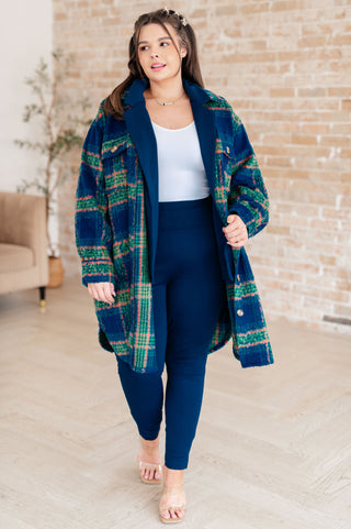 GeeGee No Tears Plaid Coat