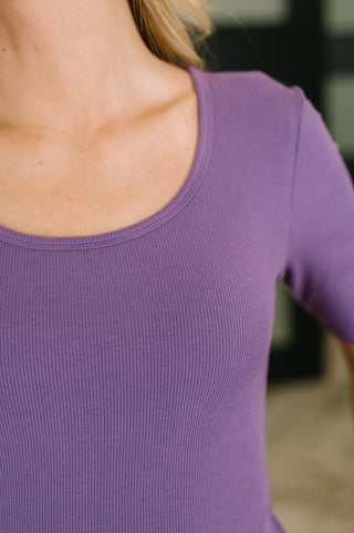 Yelete Nothing to Prove U-Neck Half Sleeve Top