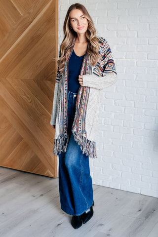 Haptics Oh So Lucky Fringe Cardigan