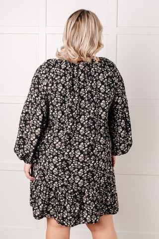 Very J Once Again V-Neck Floral Dress