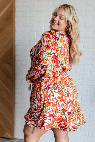 Jodifl Once Upon a Dream V-Neck Balloon Sleeve Dress