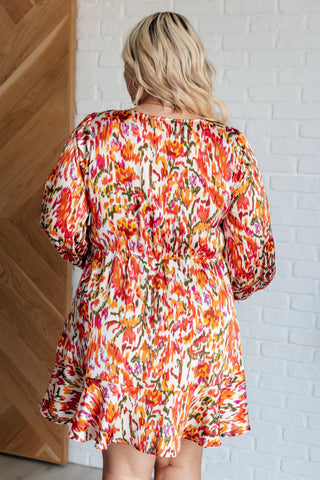 Jodifl Once Upon a Dream V-Neck Balloon Sleeve Dress