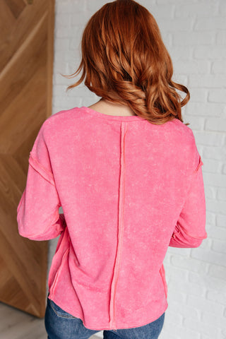 One Eleven North Patch Things Up Patchwork Long Sleeve Sweatshirt