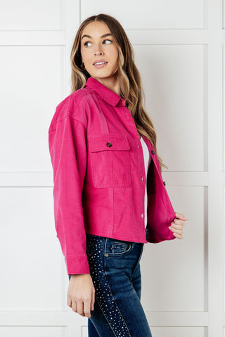 Jodifl Perfect Pop of Pink Jacket