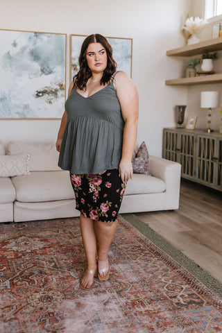 Now N Forever Perfectly Pristine Floral Pencil Skirt