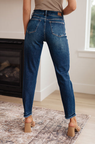 Judy Blue Phillipa High Rise Release Hem Slim Jeans - Exclusive