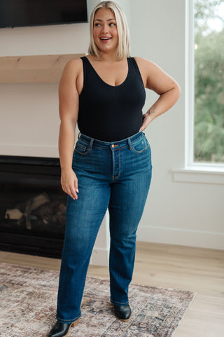 Judy Blue Pippa High Rise Button Fly Dad Jeans - Exclusive
