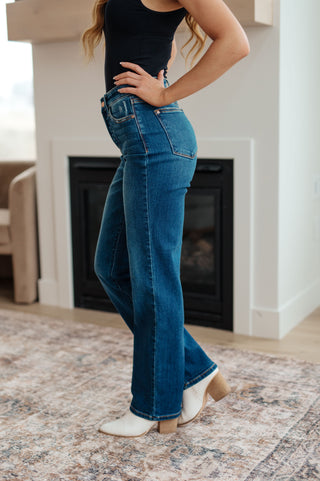 Judy Blue Pippa High Rise Button Fly Dad Jeans - Exclusive