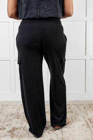 Rae Mode Race to Relax Cargo Pants in Black