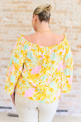 Emily Wonder Rich Spirit Off Shoulder Bell Sleeve Blouse