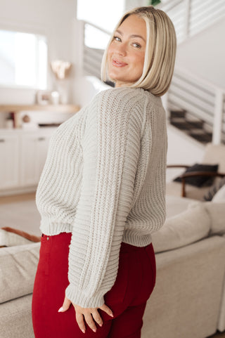 GeeGee Roll on By Balloon Sleeve Sweater