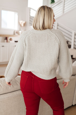 GeeGee Roll on By Balloon Sleeve Sweater