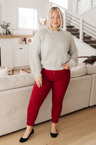 GeeGee Roll on By Balloon Sleeve Sweater