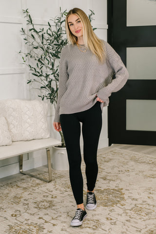 Rush of Joy Textured Long Sleeve Top