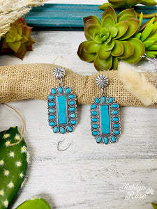 Ashlyn Rose I'll Tell Ya What I Want Turquoise Earrings-Earrings-Sunshine and Wine Boutique