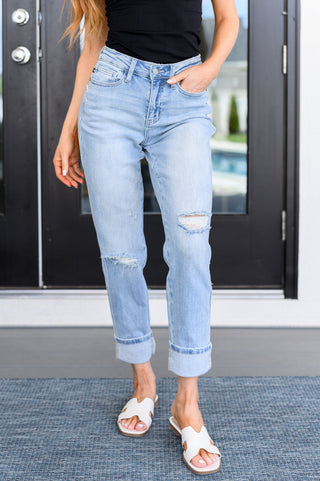 Sam Mid Rise Star Pocket Boyfriend Jeans - Exclusive