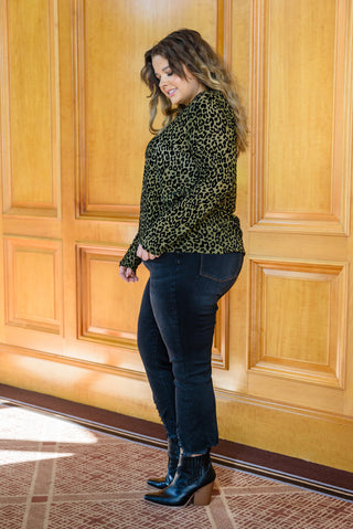 Yelete Sass Of It All Animal Print Top