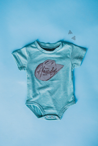 2 Fly Girl's Hey Howdy One Piece, Teal-Baby & Toddlers Tops-Sunshine and Wine Boutique
