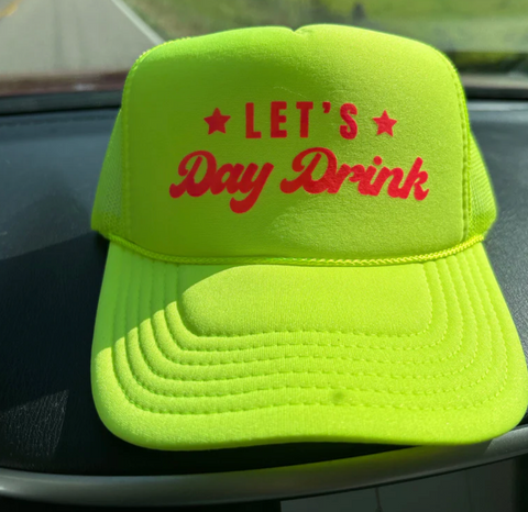 Let's Day Drink Trucker Hat-hat-Sunshine and Wine Boutique