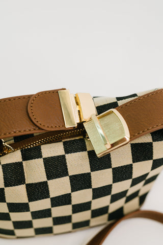 Zenana Send a Check Crossbody Bag