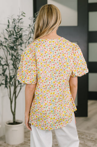 Haptics Seven Days a Week Balloon Sleeve Blouse