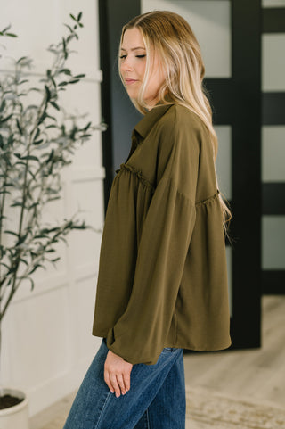 Andree by Unit She's Got A Way Button Down Blouse